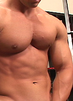 Muscled hunk Brok jacking off cock by SeanCody