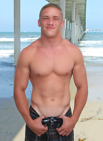 Cute college boy Chris stripping and showing his hot muscle body by SeanCody