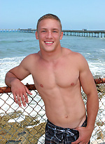 Cute college boy Chris stripping and showing his hot muscle body by SeanCody