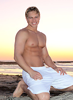 Muscle blond man posing naked by SeanCody