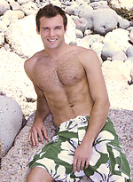 Hairy hunk Russell jerking off dick by SeanCody