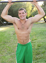 Hot stud Thomas workout outdoors and shows his cock by SeanCody