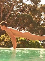 Two young athletes Milo and Ennio posing outdoors and have sex by BelAmi Online