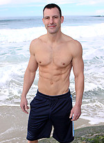 Nice looking athlete Clint posing naked and play with his meat by SeanCody