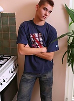 Cute czech twink boy posing in the kitchen by Czech Boys