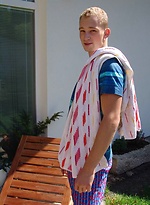 Cute czech boy posing naked outdoors by Czech Boys