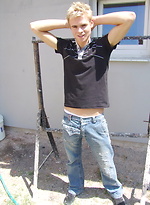 Twink naked outdoors by Czech Boys