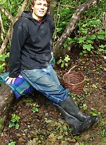 Very attractive twink outdoors by Czech Boys