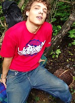 Very attractive twink outdoors by Czech Boys