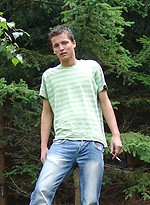 Skinny european twink outdoors by Czech Boys