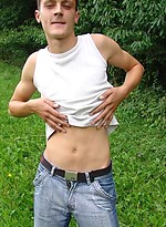 European boy outdoors by Czech Boys