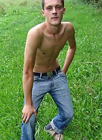 European boy outdoors by Czech Boys