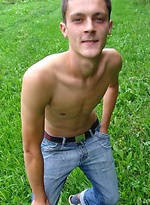 European boy outdoors by Czech Boys