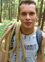 Czech twink posing naked outdoors by Czech Boys