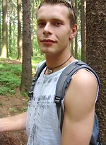 Czech twink posing naked outdoors by Czech Boys
