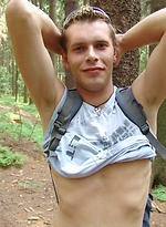 Czech twink posing naked outdoors by Czech Boys