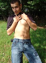 Handsome czech twink naked in a park by Czech Boys