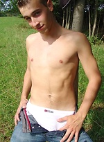 Handsome czech twink naked in a park by Czech Boys