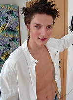 Hot european twink shows his cock by Czech Boys
