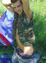 Big dick twink outdoors by Czech Boys