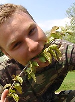 Smooth straight twink outdoors by Czech Boys