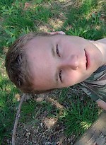 Smooth straight twink outdoors by Czech Boys