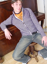 Straight teen boy plays with cock by Czech Boys
