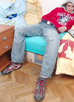 Twink jacking off dick by Czech Boys