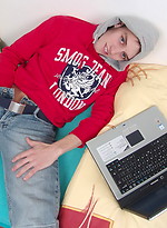 Twink jacking off dick by Czech Boys