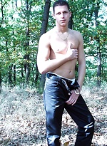 Nasty guy plays outdoors by Czech Boys