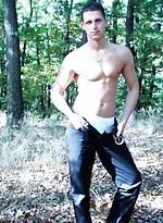 Nasty guy plays outdoors by Czech Boys