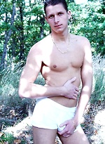 Nasty guy plays outdoors by Czech Boys