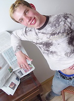 Blond guy jerking off dick by Czech Boys
