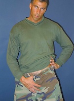 Straight soldier stripping by Czech Boys
