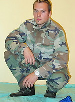Military stud stripping by Czech Boys