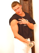 Muscle stud naked by Czech Boys