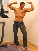 Straight muscle stud by Czech Boys