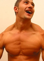 Straight muscle stud by Czech Boys
