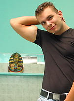 Muscled stud naked by Czech Boys