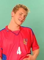 Blond european twink posing naked by Czech Boys