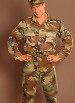 Straight uncut soldier naked by Czech Boys