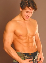 Straight uncut soldier naked by Czech Boys