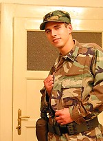 Miltary muscle man by Czech Boys