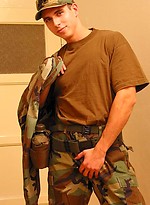 Miltary muscle man by Czech Boys