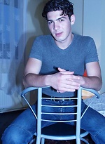 Brunette lad shows his nice arse and cock by Czech Boys