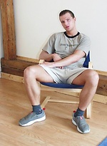 Straight boy shows uncut cock by Czech Boys