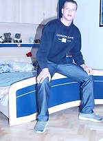 European stud jerking off by Czech Boys