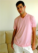Hairy gay latino boy Tobias jacking off by Miami Boyz