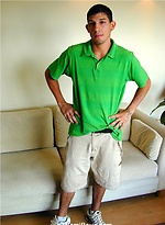 Latino boy Dilian jacking off by Miami Boyz