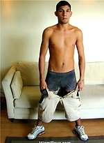 Latino boy Dilian jacking off by Miami Boyz